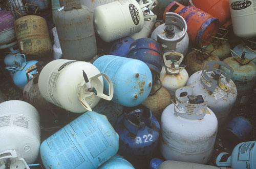 Hazardous waste: one of the first sectors targeted (Image credit: Waste Watch)