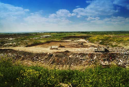 Landfill: Scotland has set a target of reducing waste sent to landfill to only five per cent by 2025 (Image credit: Waste Watch)