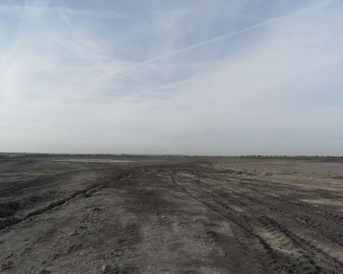 Typical colliery spoil tip such as will be restored by 4R as part of this project
