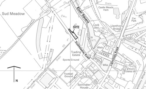 Brick House: vehicle movement increase allowed (Image credit: Gloucestershire County Council based on Ordnance Survey Mapping Crown Copyright AM66/10)