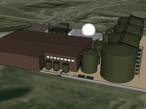 Poplars Landfill: anaerobic digestion facility allowed (Image credit: Biffa Waste Services Ltd)