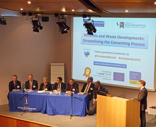 Karl Jones: introducing the final question session (Image credit: Crestwood Environmental Ltd)