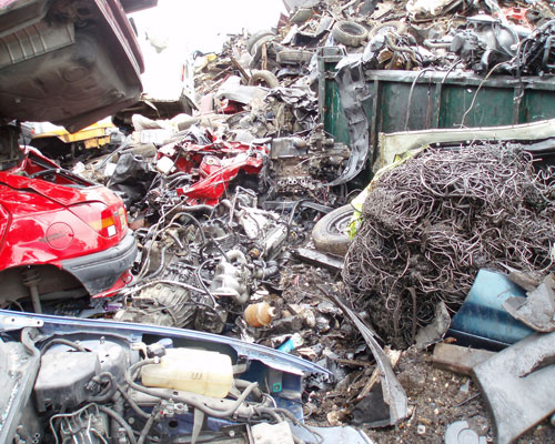 Vehicles account for 18% of illegal waste deposits. Credit: Environment Agency