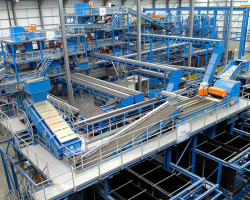 A state-of-the-art plant in Lincolnshire will provide Coca-Cola with recycled plastic for its bottles. Credit: Eco Plastics