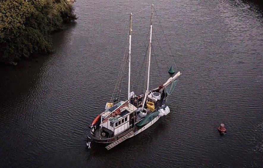 The Annette is set to dock at Exmouth Marina with more than one tonne of marine plastics onboard