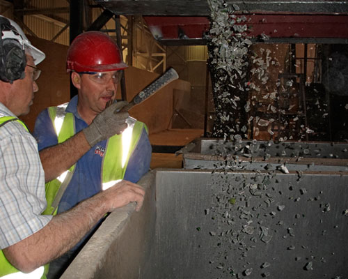 Recresco is to develop a glass recycling facility at Swanscombe to supply the remelt industry (credit: Recresco)