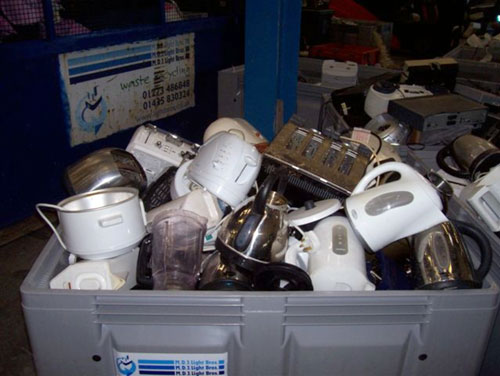 WEEE items collected in Woking
