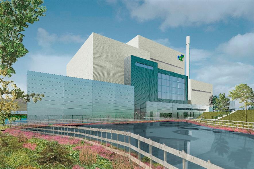 FCC Environment's proposed energy-from-waste plant would process up to 300,000 tonnes of residual waste each year