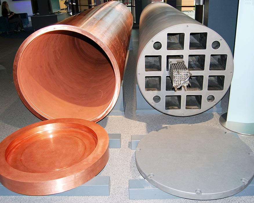 KBS-3: Swedish capsule for spent nuclear fule (credit: Kallerna)