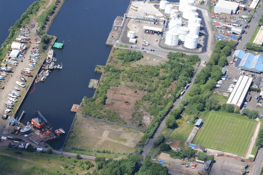 The Rothesay dock facility will have capacity to process 13,500 tonnes of plastics each year. Photograph: Peel