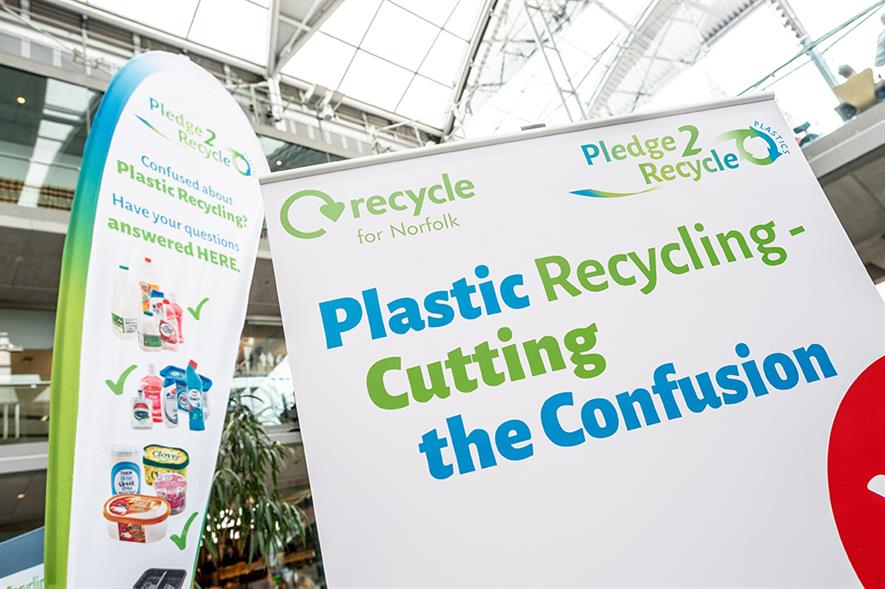 Recoup’s Pledge2Recycle Plastics arm engages with community groups to inspire action. Photograph: Recoup