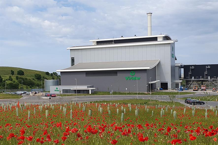 Viridor's plant would have the capability to reprocess up to 85,000 tonnes of recycled plastic annually