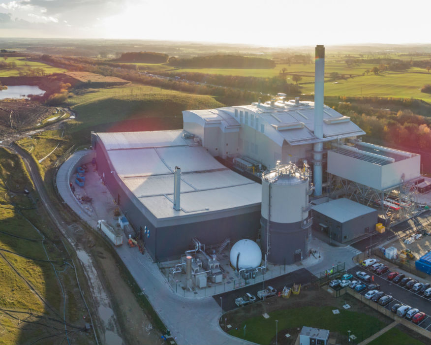 Allerton Waste Recovery Park combines mechanical treatment, AD and EfW. Picure: Amey