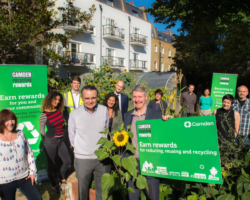 Residents will earn £10,000 for community projects for recycling. Picture: Camden Council