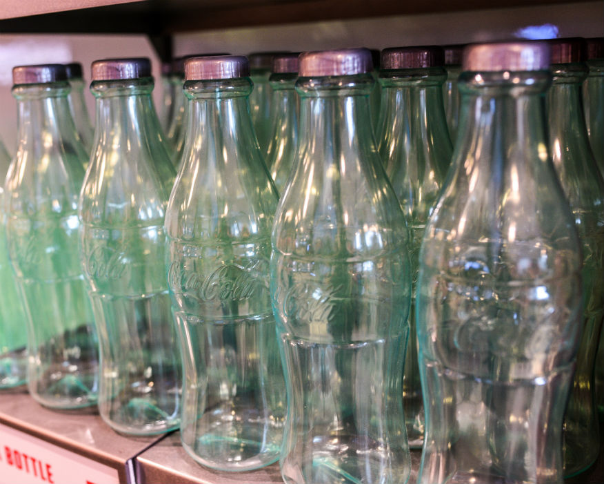The deposit return scheme (DRS) is for single-use plastic, glass or metal. Picture: Coca-Cola