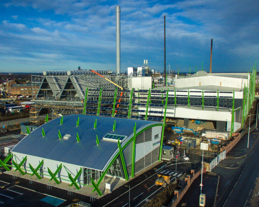 Energy Works is the largest privately-funded power station of its kind. Picture: Spencer Group