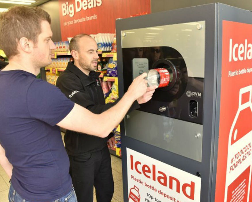 More than 311,000 plastic bottles were returned. Picture: Iceland