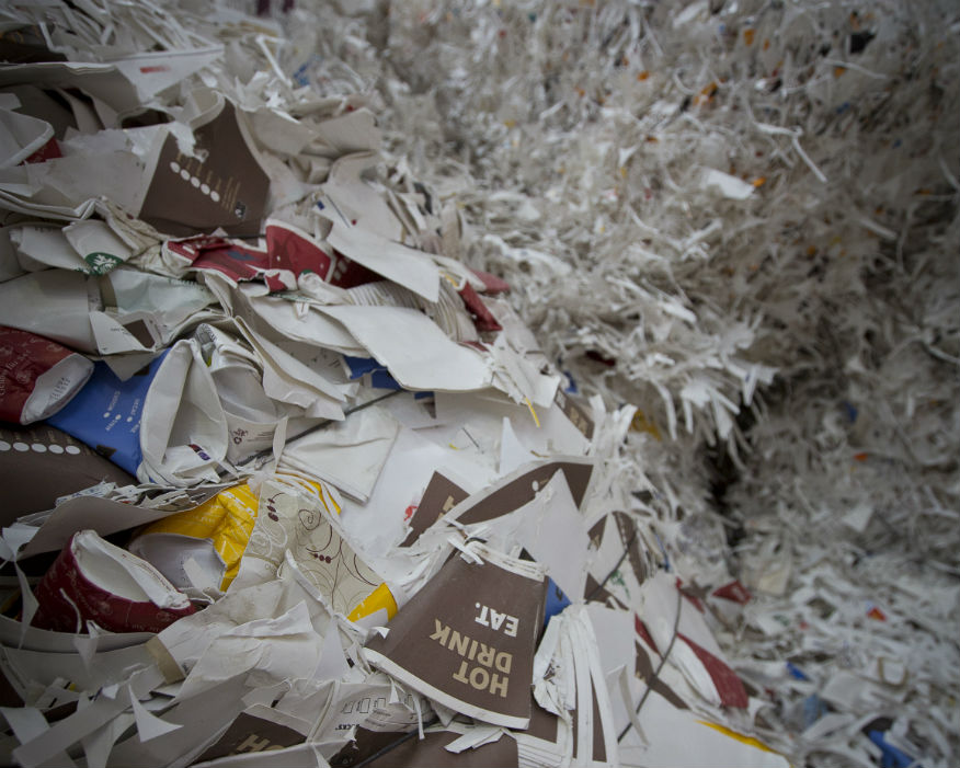 I'm Lovin' it: Paper cups make up 30% of McDonald's packaging waste. Picture: James Cropper
