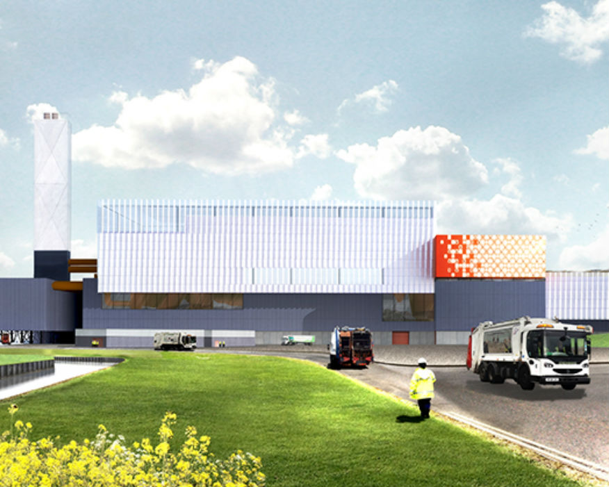 The 70-megawatt facility will manage up to 700,000 tonnes of waste. Picture: Arup