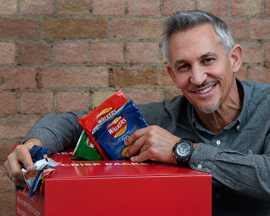 Gary Lineker is Walkers' 'brand ambassador'. Picture: PepsiCo UK