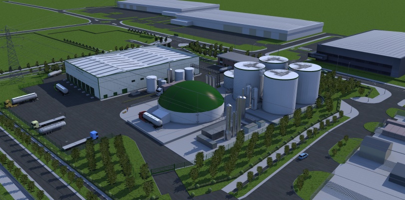 The plant will create enough low-carbon biogas to supply 10,000 homes. Picture: ReFood