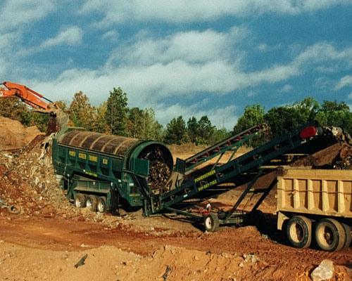 Landfill mining can recover soil, plastics and metals as well as reduce a landfill's environmental impacts. Credit: Adam Read