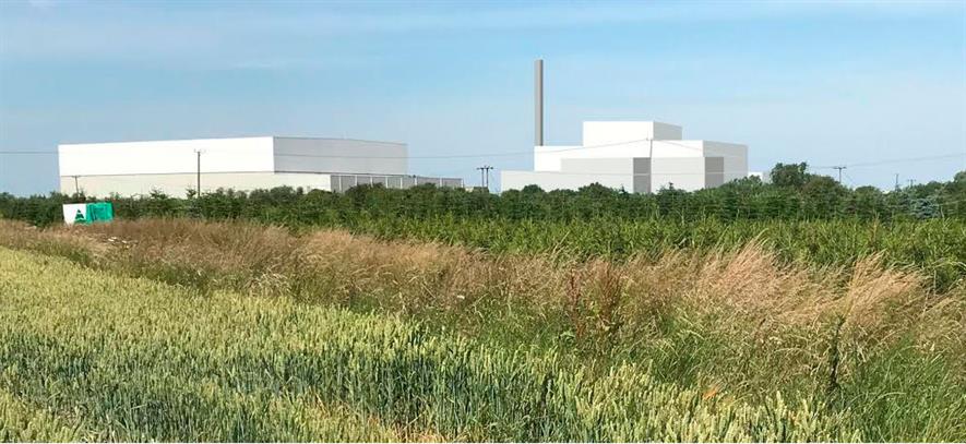The plant’s capacity has increased since plans for a 40MWe facility were announced last month