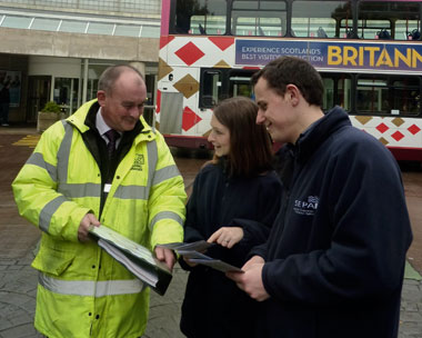 SEPA staff advise at Edinburgh's Gyle Centre (credit: SEPA)