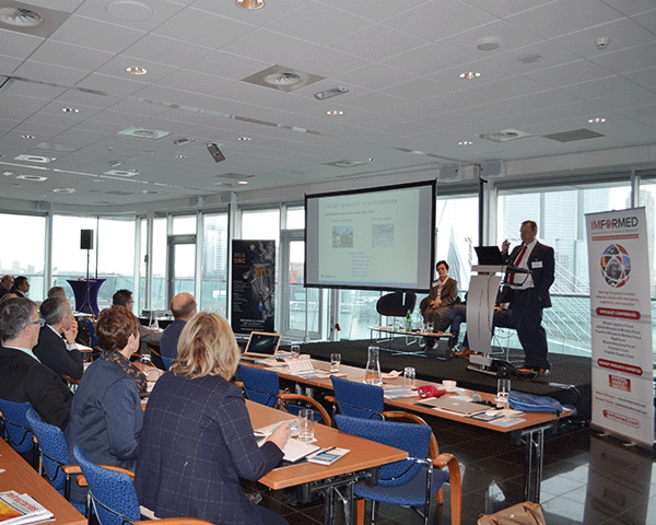 Mineral recycling experts share their knowledge. Photograph: IMFORMED