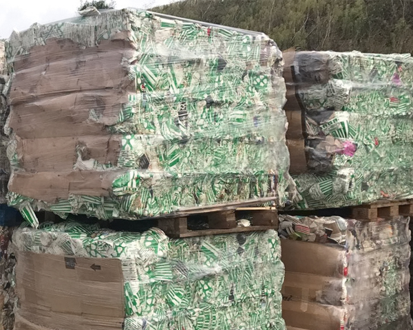 Baled waste can yield a return on investment. Photo: Huhtamakir