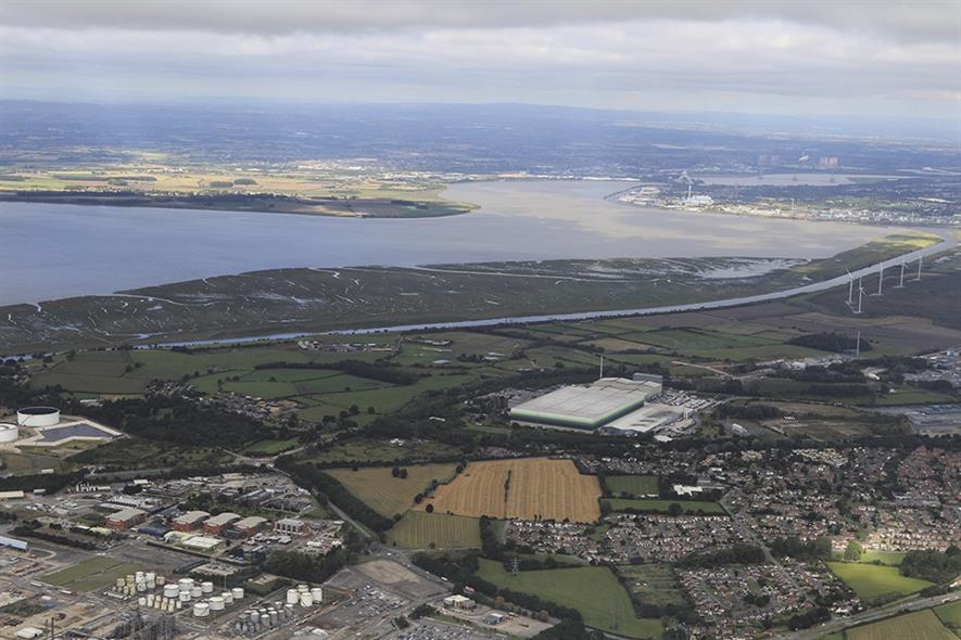 Protos Energy Park in Cheshire. Photograph: Peel Environmental