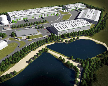 Visualisation of the 170,000 tonnes of waste a year site in South Kirby (credit: Wakefield Council)