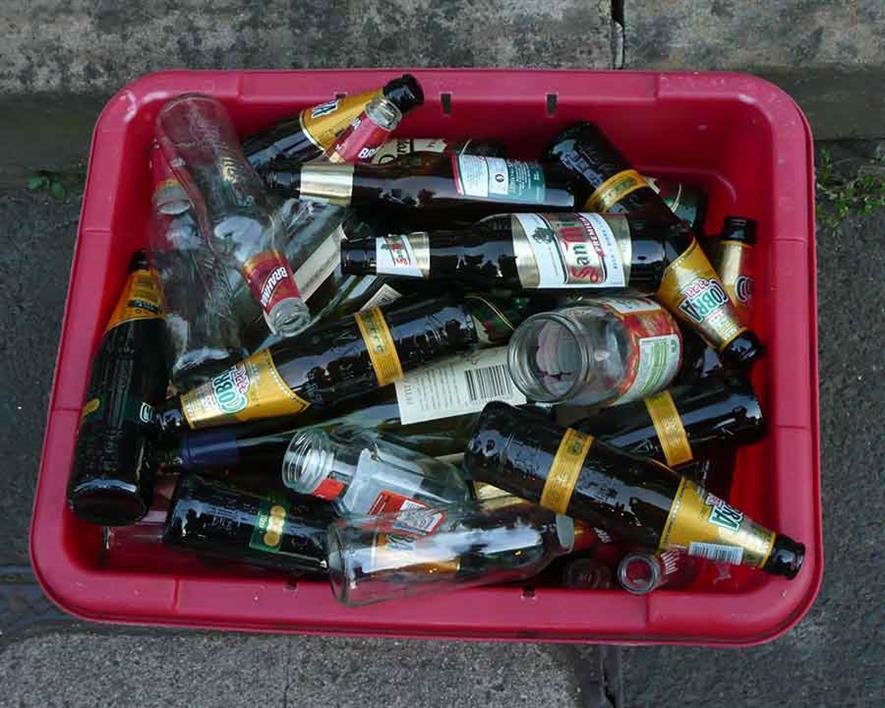 Separating materials before they are collected for recycling can bring savings. Photograph: Nevit Dilmen