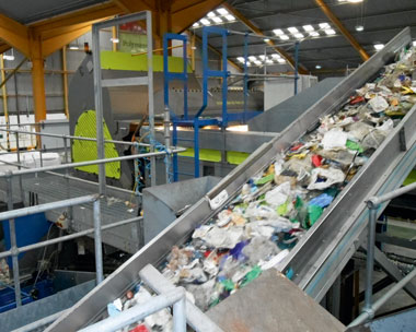 The Redcar facility: the first to recycle plastic milk bottles into a food-approved compound (credit: Biffa Polymers)