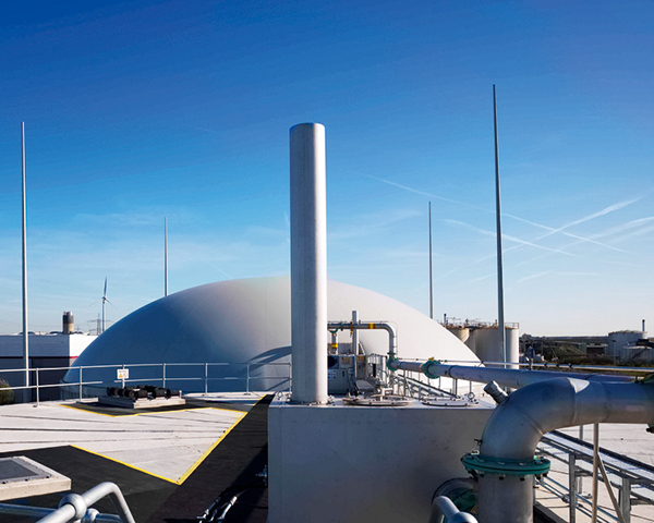 East London biogas plant boosted by funding. Photograph: Foresight