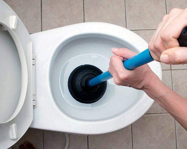 Blocked toilets cost the UK up to £88m a year. Photo:Initial Washroom Hygiene