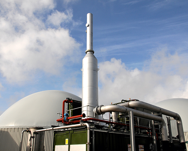 Anaerobic-digestion facility in Basingstoke. Photograph: Tamar Energy