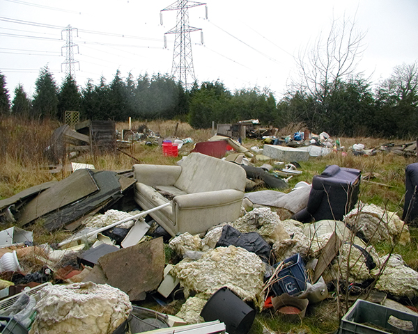 Fly-tippers are costing taxpayers £57m a year. Photo: CIWM
