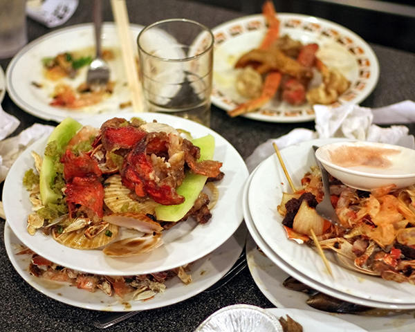 The restaurant sector alone accounts for nearly £700m of food waste, according to WRAP. Photograph: 1feng Yu/123RF