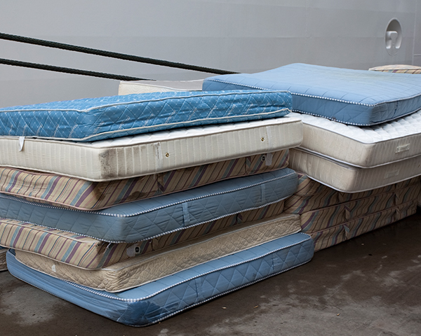 Seven million mattresses go to landfill annually.Photo: Furniture Recycling Group