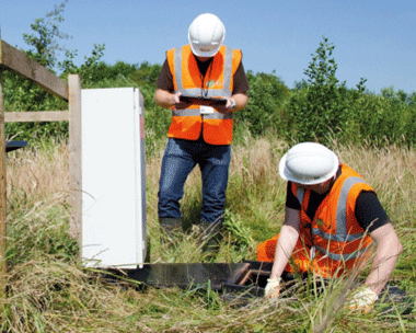 Solar-powered pumping systems use minimal energy to help prevent leachate contamination (credit: Enital)