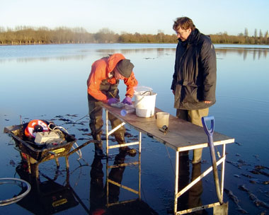 A three-year study of a floodplain near Oxford conducted a chemical analysis of 28 sites (credit: British Geological Survey)