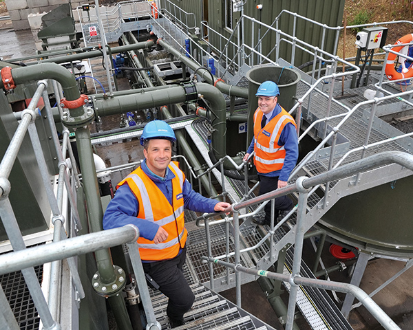 Purpose-built facility in Ewelme can process 25,000 tonnes of road sweepings a year. Photograph: Grundon