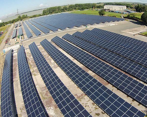 Waste initiatives include a solar farm (photograph: GMWDA)