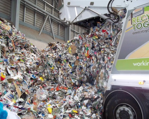 From July to October, Biffa collected nearly 2,800 tonnes of dry recyclables. Pictue: Biffa