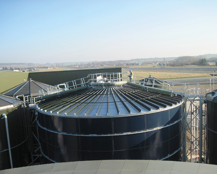 Westcott Park AD facility gained certification. Photograph: HRS Heat Exchangers