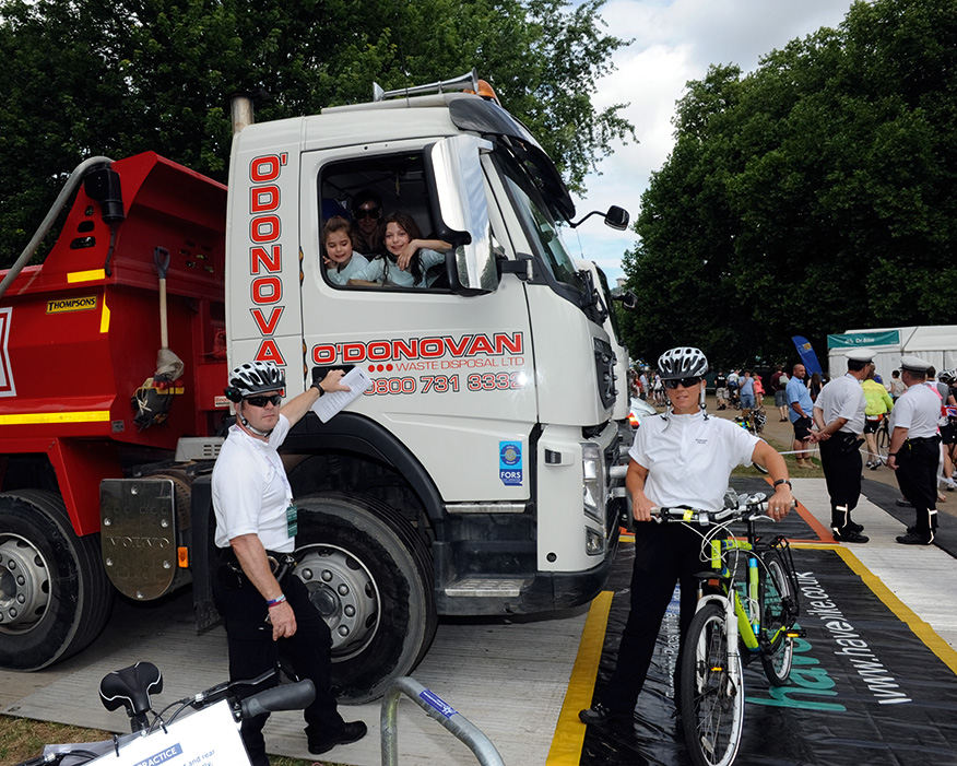 The firm took part in public safety awareness campaigns such as Trading Places in London. Photograph: O’Donovan