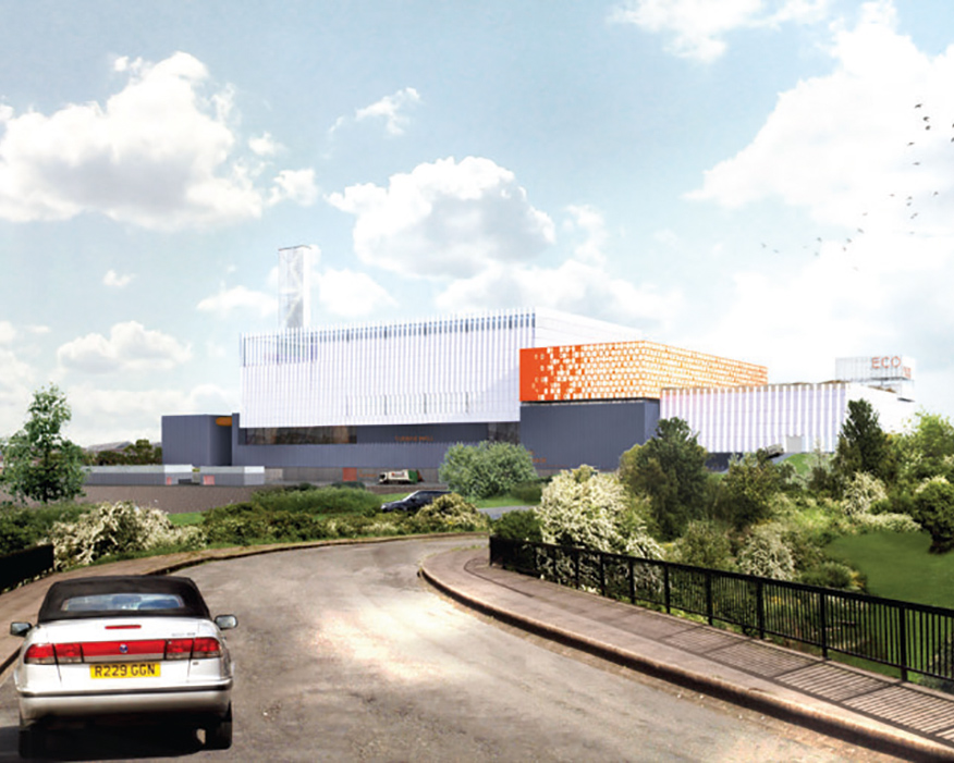 How the new energy-recovery facility could look. Photograph: NWLA
