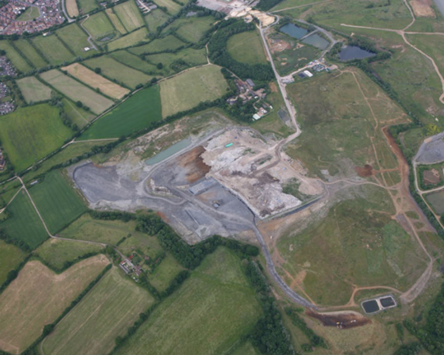 The 42 hectare site received up to 350,000 tonnes of waste in a year. Picture: Viridor