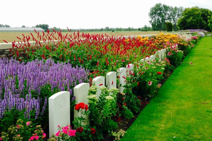 Bedford House Cemetery in Belgium is one of 23,000 locations cared for by the CWGC. Image: CWGC